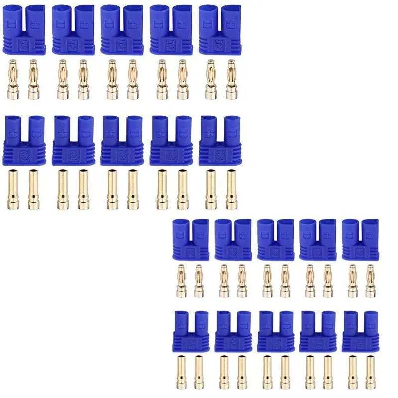 Power Hobby - Ec2 Male / Female Plugs (20) 1