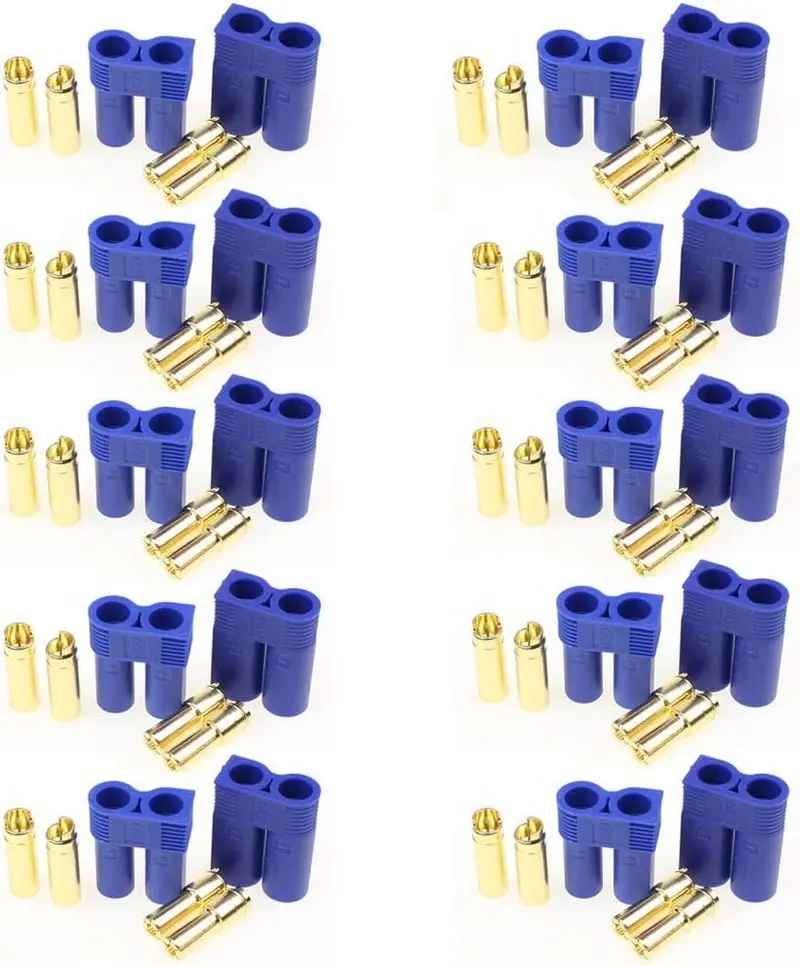 Power Hobby - Ec5 Male / Female Plugs (20) 1