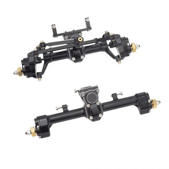 Power Hobby - Front And Rear Portal Axles Housing Scx24 C10 Jeep Bronco 1