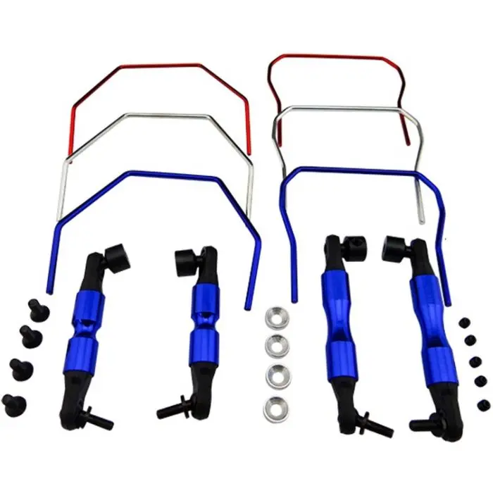 Power Hobby - Front And Rear Sway Bar, Fits Traxxas 4Wd Slash, Rally 1