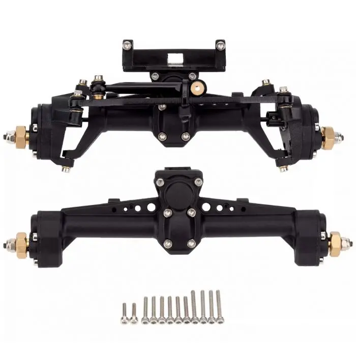 Power Hobby - Front Rear Portal Axle, For Axial Scx24 Jeep / C10 / Bronco / Deadbolt Crawler 1