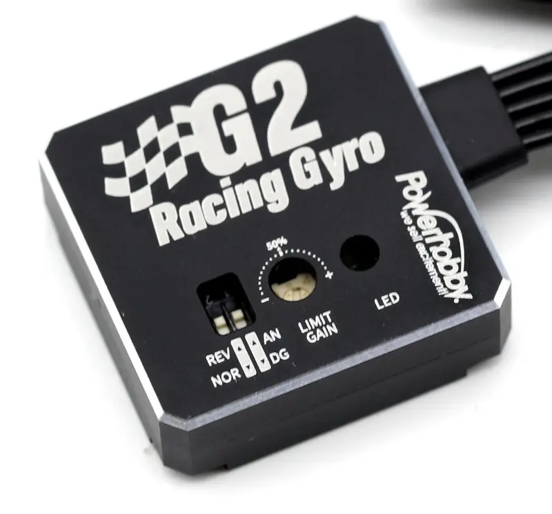 Power Hobby - G2 High Stability Racing Drift Tuned R/C Gyro With Aluminum Case 1