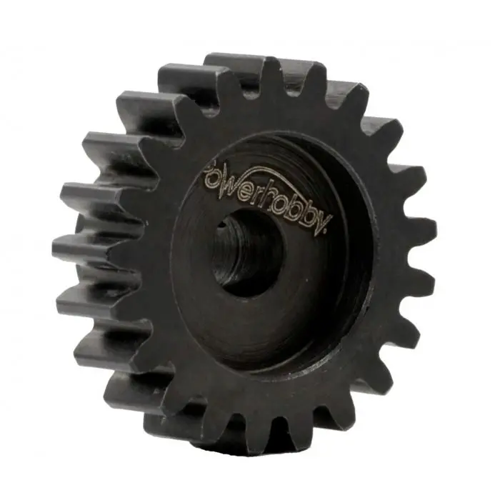 Power Hobby - Hardened Steel 18T Mod1 8Mm Pinion Gear With 2 Grub Screws 1