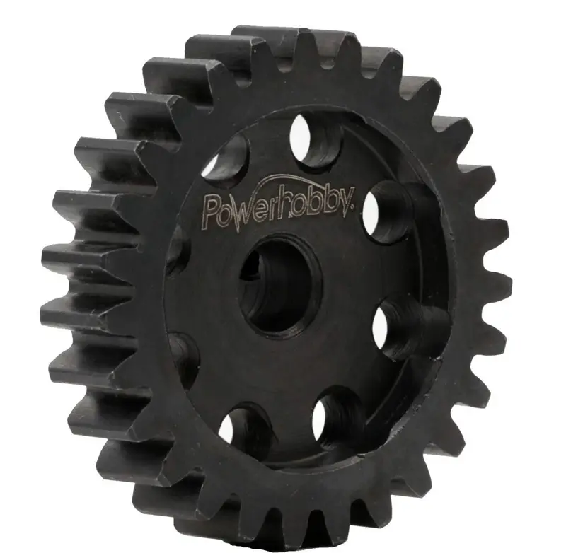 Power Hobby - Hardened Steel 23T Mod1 8Mm Pinion Gear With 2 Grub Screws 1