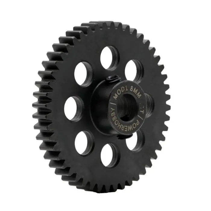 Power Hobby - Hardened Steel 30T Mod1 8Mm Pinion Gear With 2 Grub Screws 1