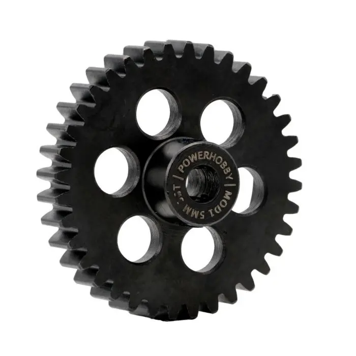 Power Hobby - Hardened Steel 32T Mod1 5Mm Pinion Gear With 2 Grub Screws 1