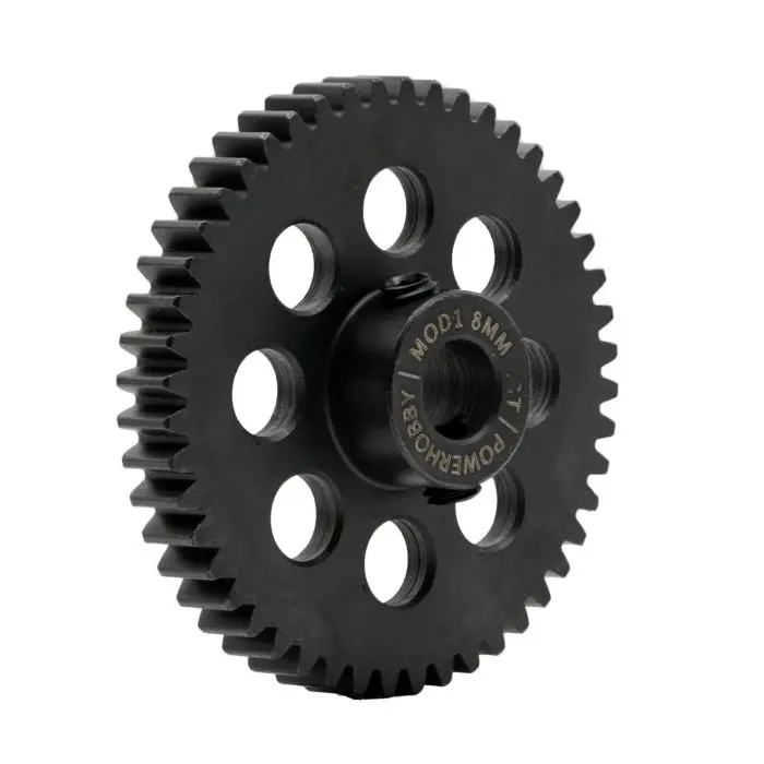 Power Hobby - Hardened Steel 36 Tooth Mod1 8Mm Pinion Gear With 2 Grub Screws 1