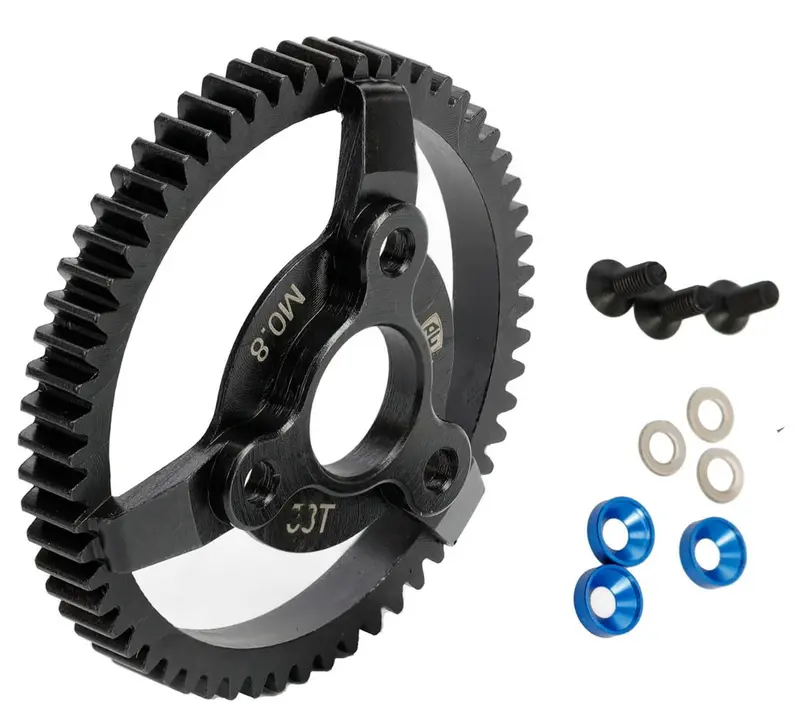 Power Hobby - Hardened Steel 50T 32P 0.8 Mod Spur Gear, For Traxxas 2Wd 1