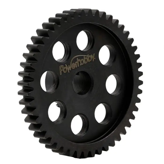 Power Hobby - Hardened Steel 53 Tooth Mod1 8Mm Pinion Gear With 2 Grub Screws 2