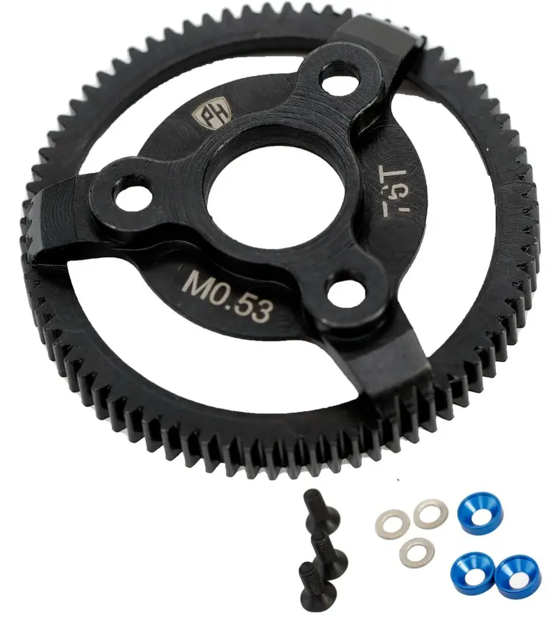 Power Hobby - Hardened Steel 72T 48P Spur Gear, For Traxxas 2Wd 1