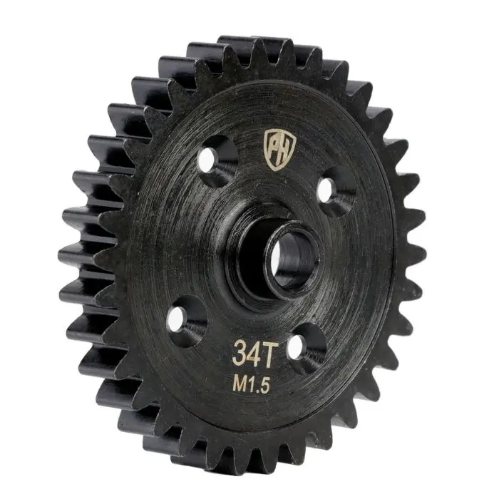 Power Hobby - Hardened Steel Spur Gear 34T 1.5 Mod, For Traxxas Sledge 1