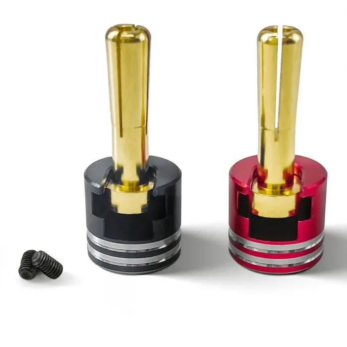 Power Hobby - Heatsink Bullet Plug Grips W/ 4Mm Bullets 1