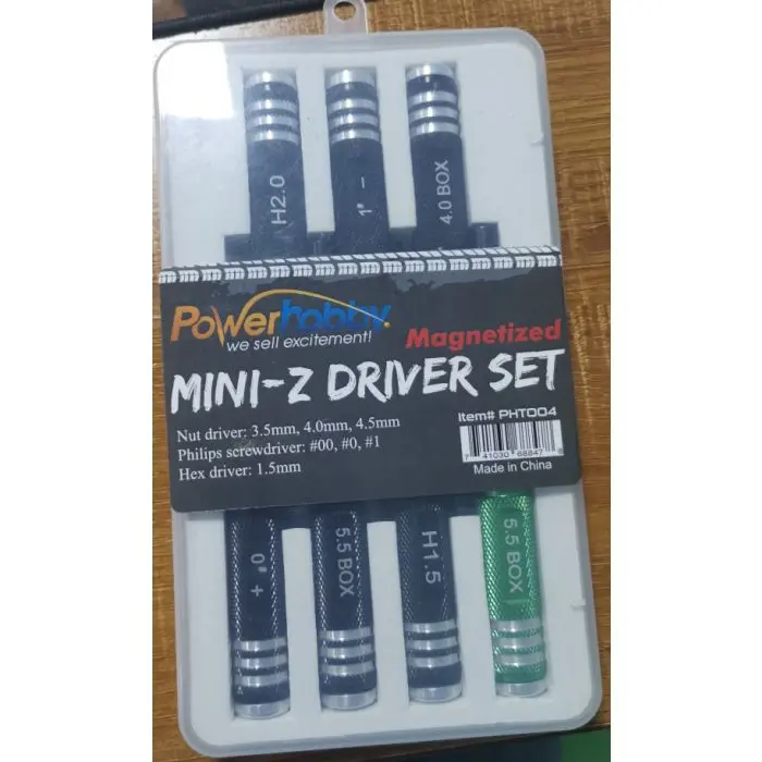 Power Hobby - Kyosho Mini-Z Magentized Mini Tools Driver Set 1