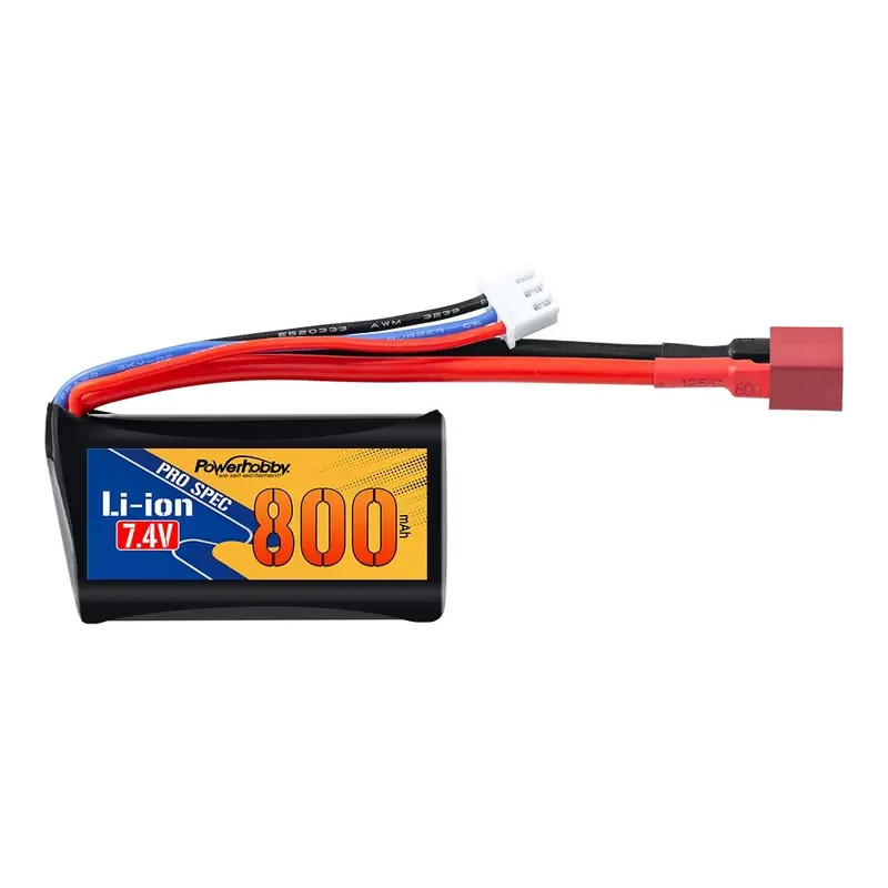 Power Hobby - Li-Ion 7.4V 800Mah Battery With Deans Plug : Blackzon Slyder 1