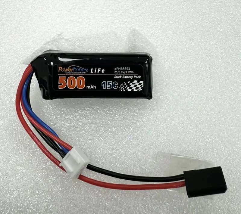 Power Hobby - Life 6.6V 500Mah 15C Stick Battery Pack 1