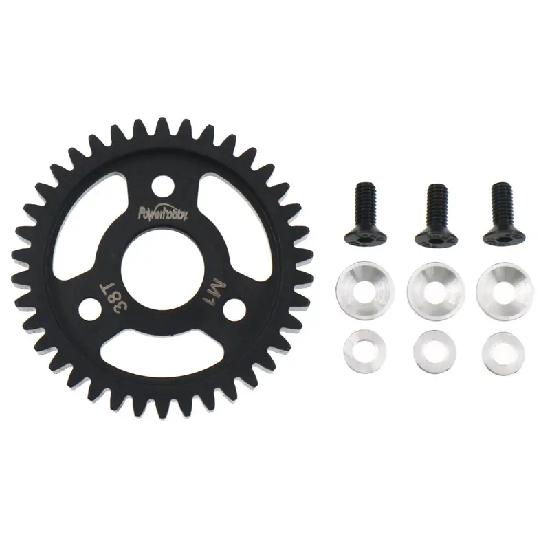 Power Hobby - Mod 1 36T Hardened Steel Spur Gear, For Traxxas Revo/Slayer 1