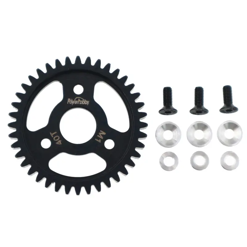 Power Hobby - Mod 1 40T Hardened Steel Spur Gear, For Traxxas Revo / Slayer 1