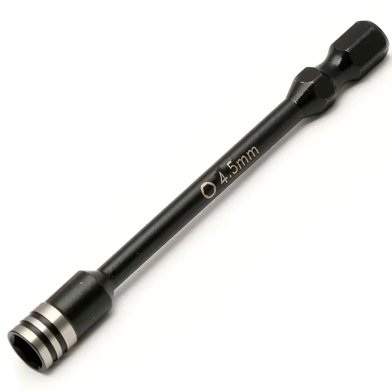 Power Hobby - Nut Driver Bit 4.5Mm 1/4" Steel Drive Tip 1