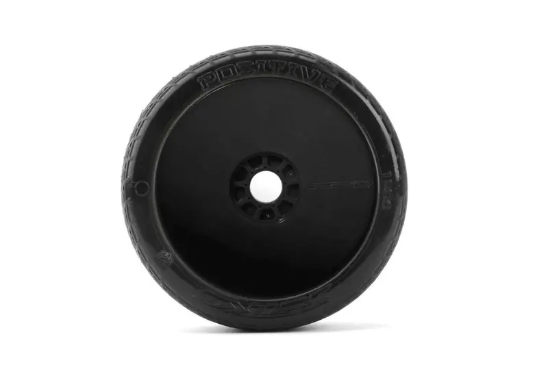Power Hobby - Positive 1/8 Buggy Mounted Tires Black Wheels (2) Ultra Soft 2