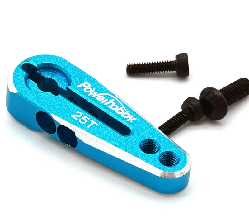 Power Hobby - Powerhobby 25T Aluminum Clamping Servo Horn Blue 1