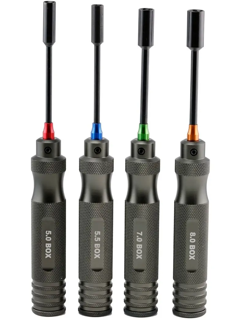 Power Hobby - Pro Series Nut Driver Tool Set 5Mm, 5.5Mm, 7Mm, 8Mm 1