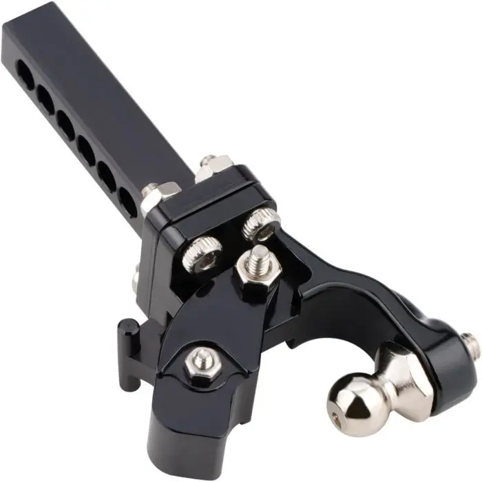 Power Hobby - Rescue Tow Trailer Hook Hitch, Black, 1/10 Crawler 1