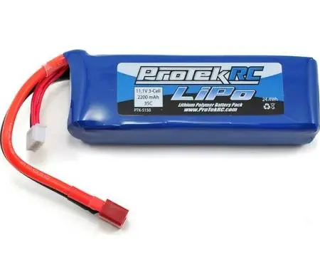 Protek R/C - 3S Supreme Power Li-Poly 35C Battery Pack (11.1V/2200Mah) (Blue Flame) 1