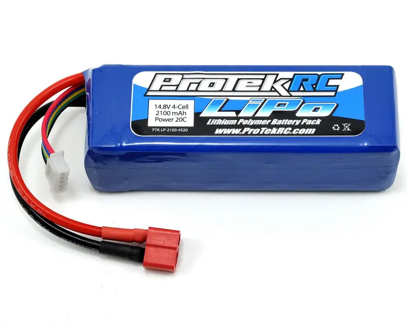 Protek R/C - 4S Lipo 20C Battery Pack (14.8V/2100Mah) (For Starter Box) 1