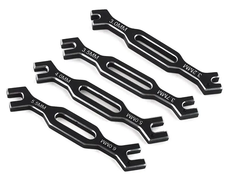 Protek R/C - Aluminum Turnbuckle Wrench Set (3, 3.2, 3.5, 3.7, 4, 5, 5.5 & 6Mm) 1