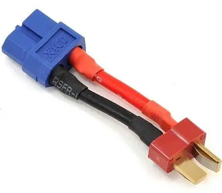 Protek R/C - T-Style Plug To Xt60 Plug Adapter (Male T-Style Ultra Plug To Female Xt60) 1