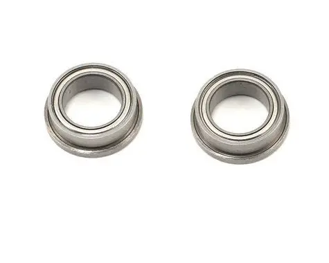 Protek Rc - 1/4X3/8X1/8" Ceramic, Metal Shielded, Flanged "Speed" Bearing (2) 1