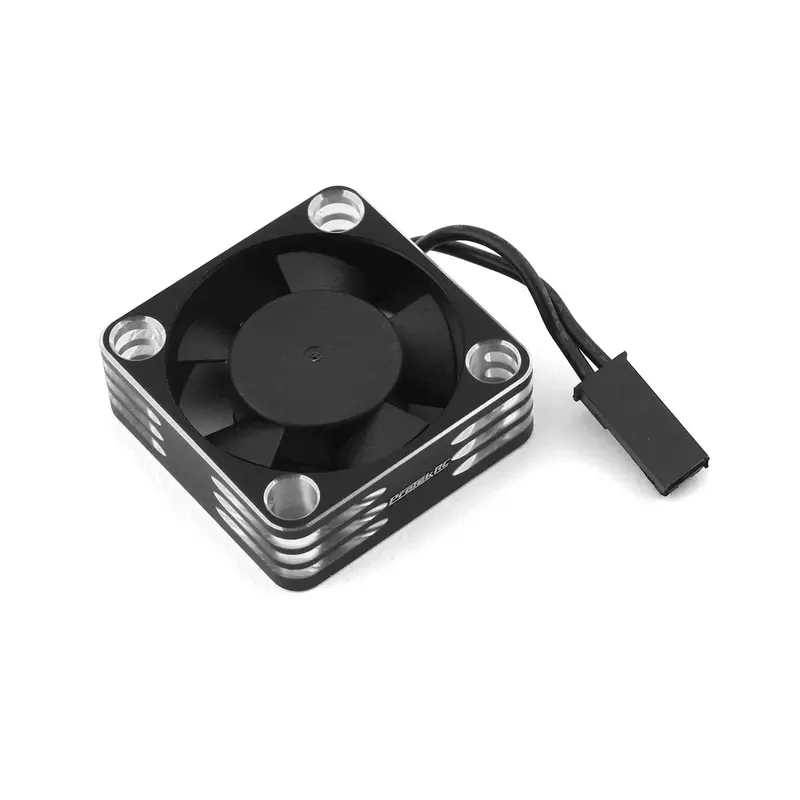 Protek Rc - 30X30x10mm Aluminum High Speed Hv Cooling Fan (Silver/Black) 1