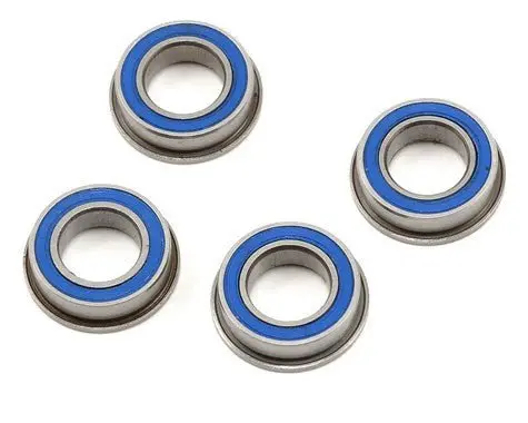 Protek Rc - 8X14x4mm Rubber Sealed Flanged "Speed" Bearing (4) 1