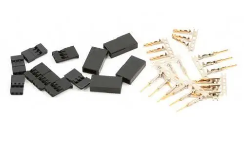 Protek Rc - Futaba Style Servo Connectors (4 Pair) 1