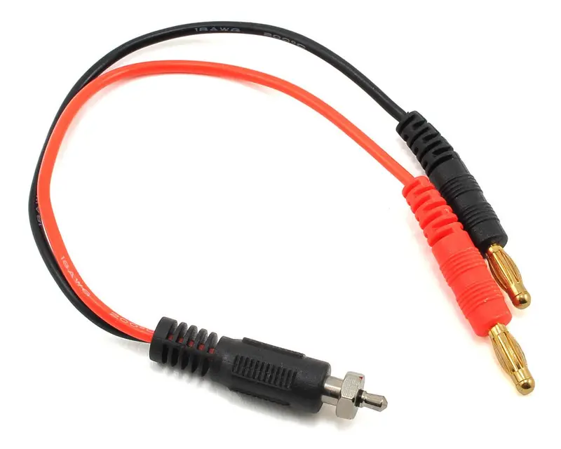 Protek Rc - Glow Ignitor Charge Lead (Ignitor Connector To 4Mm Bullet Connector) 1