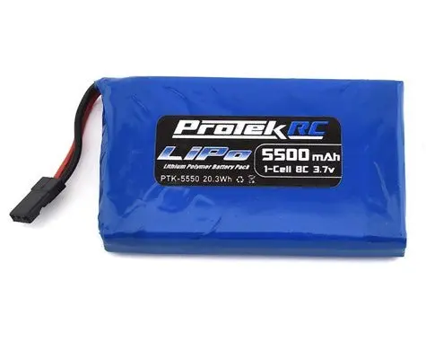 Protek Rc - Protek Rc 1S High Capacity Sanwa M17 Lipo Transmitter Battery (3.7V/5500Mah) 1