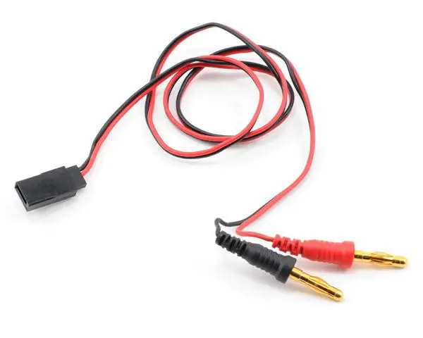 Protek Rc - Receiver Charge Lead (Futaba Female To 4Mm Banana Plugs) 1