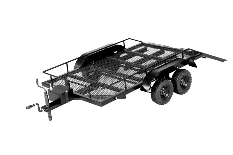 Racers Edge - 1/10 Scale Full Metal Trailer With Led Lights 1
