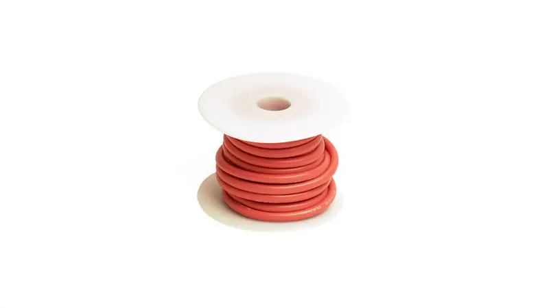 Racers Edge - 10 Gauge Silicone Ultra-Flex Wire; 25' (Red) 1