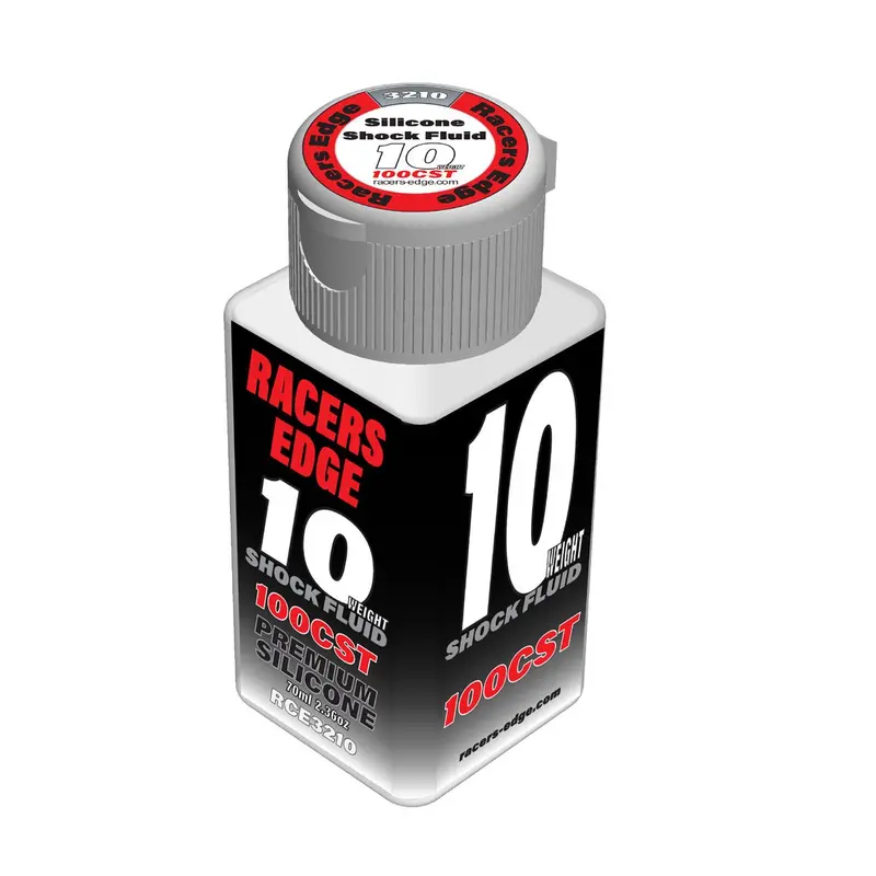 Racers Edge - 10 Weight 100Cst 70Ml 2.36Oz Pure Silicone Shock Oil 1