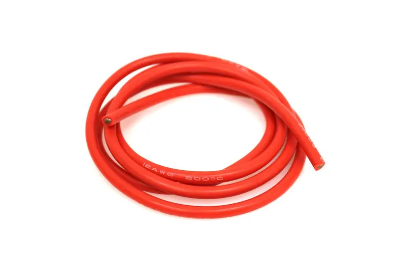 Racers Edge - 12 Gauge Silicone Wire, 3' Red 1
