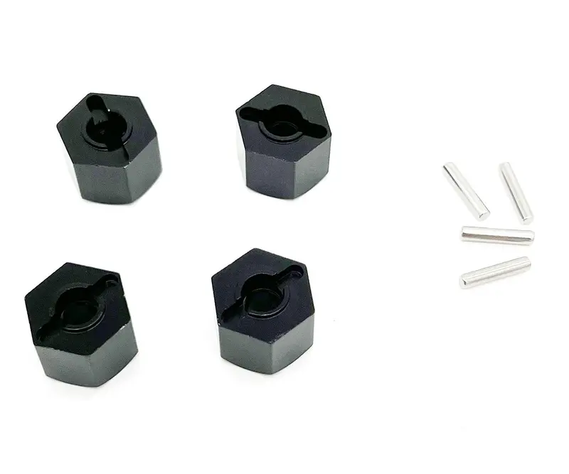 Racers Edge - 12Mm Wheel Hex Adapters With Pins (4) For Cen F250 1