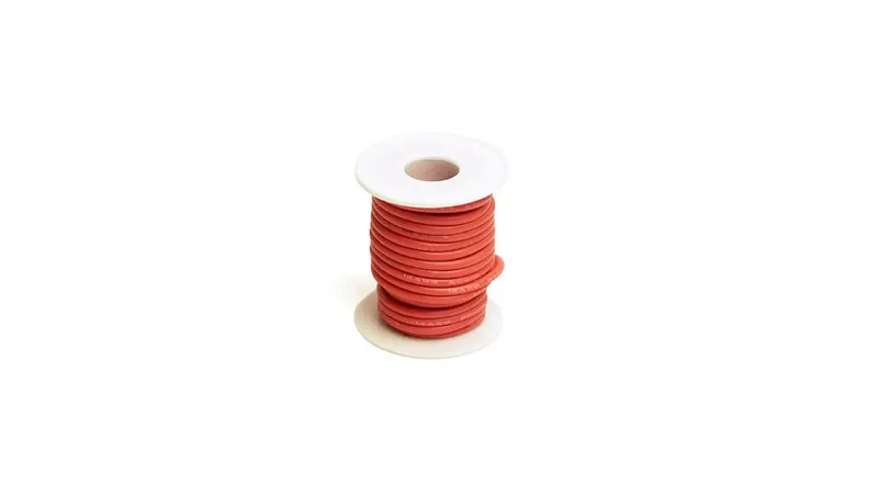 Racers Edge - 14 Gauge Silicone Ultra-Flex Wire; 25' Spool (Red) 1