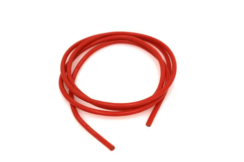 Racers Edge - 14 Gauge Silicone Wire, 3' Red 1