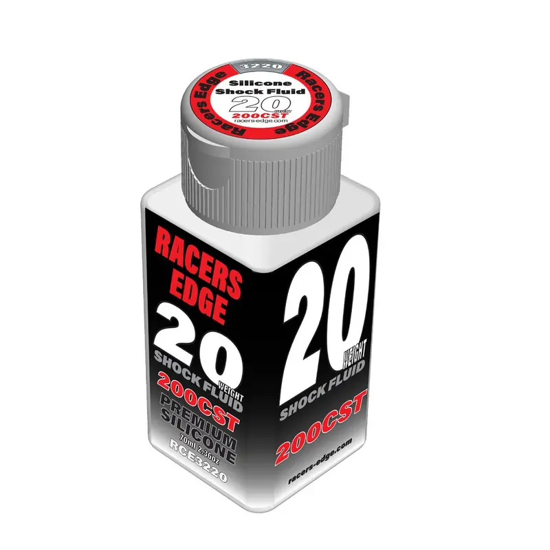 Racers Edge - 20 Weight 200Cst 70Ml 2.36Oz Pure Silicone Shock Oil 1