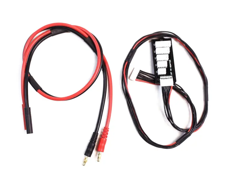 Racers Edge - 24" Charge / Balance Lead Extension Kit - Use With Lipo Safes And Bags 1