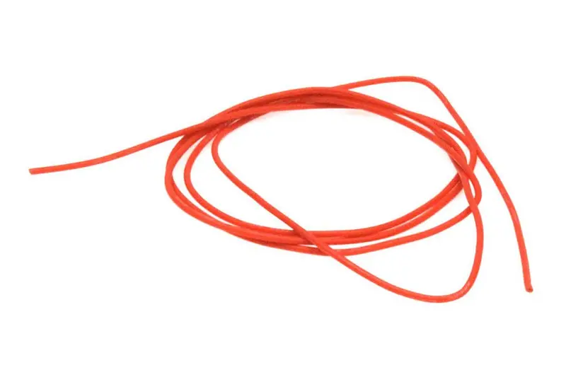 Racers Edge - 24 Gauge Silicone Wire, 3' Red 1