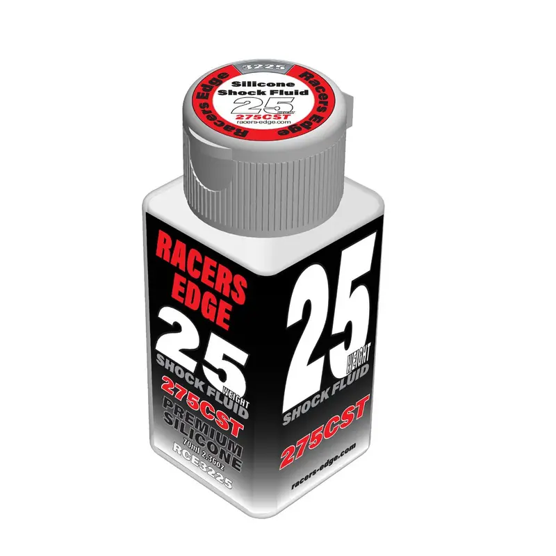 Racers Edge - 25 Weight 275Cst 70Ml 2.36Oz Pure Silicone Shock Oil 1