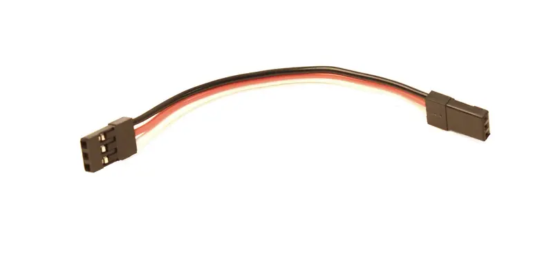 Racers Edge - 3" (76Mm) Universal Extension Lead W/ Male To Male Plug, 22Awg 1