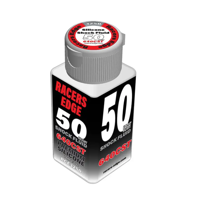Racers Edge - 50 Weight 640Cst 70Ml 2.36Oz Pure Silicone Shock Oil 1